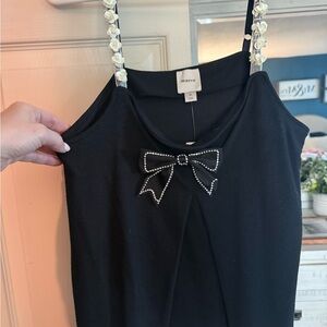 Maeve Black Satin-Label Camisole